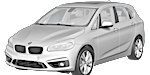 BMW F45 P1B1E Fault Code